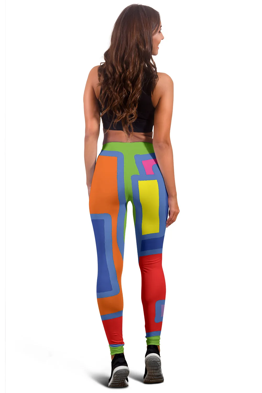 Square Color Women's Leggings