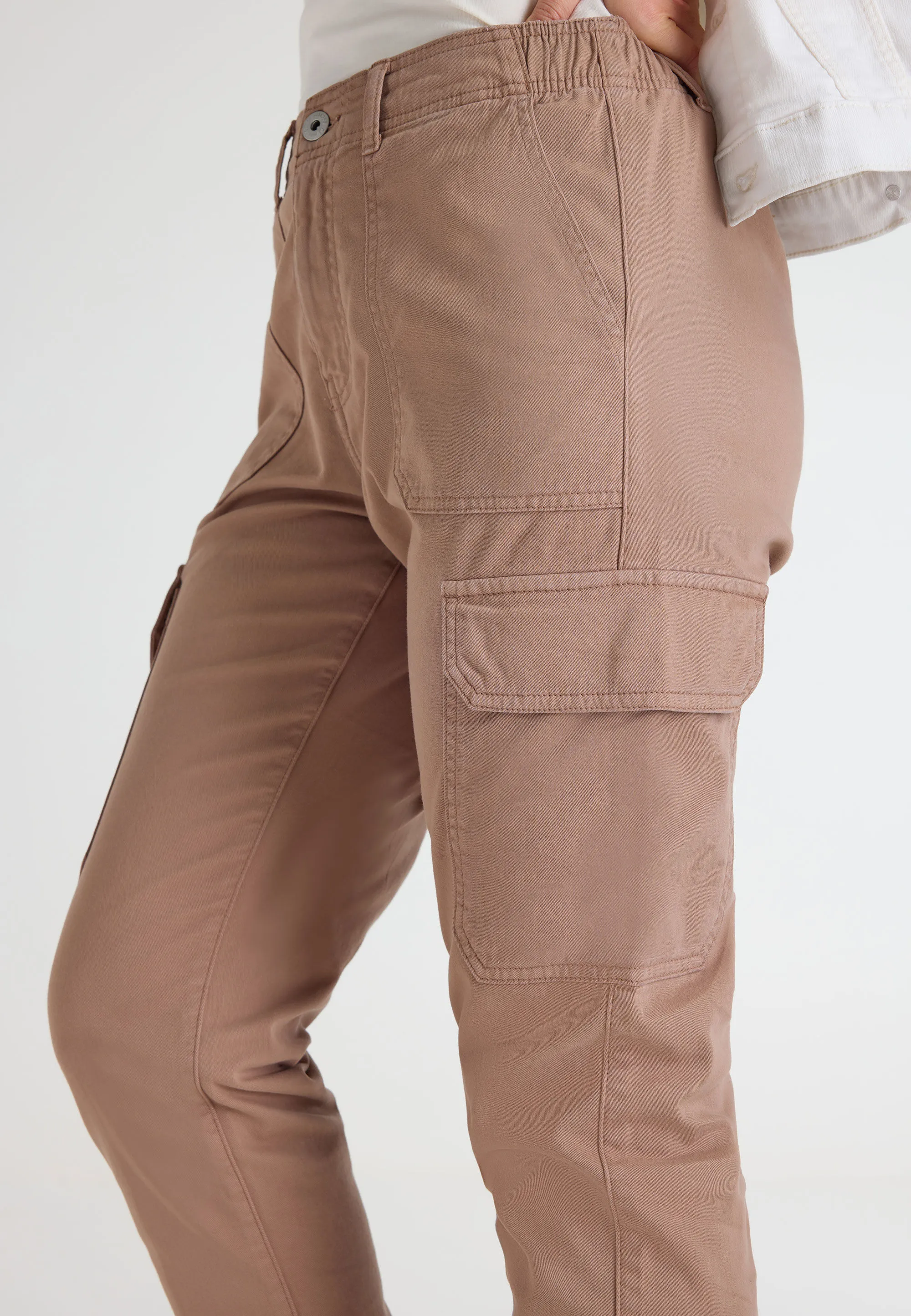 Women's Mink Cuffed Cargo Pants