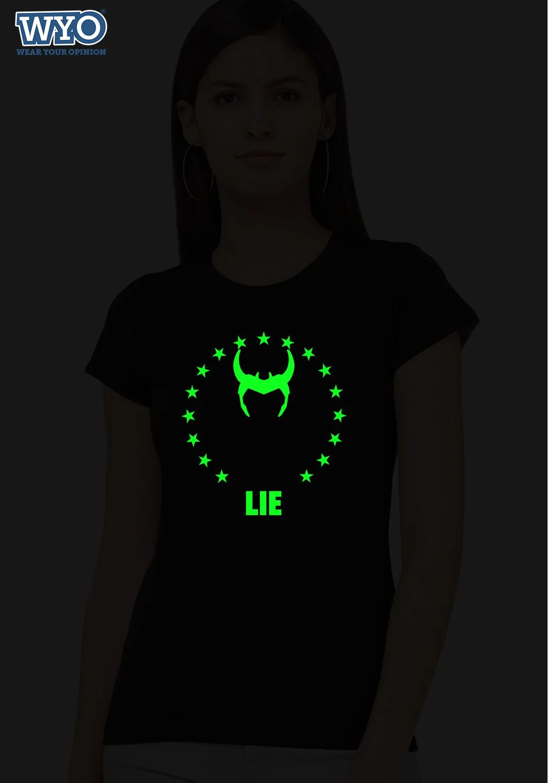 Women's Tshirt Belive Loki with Glow Feature