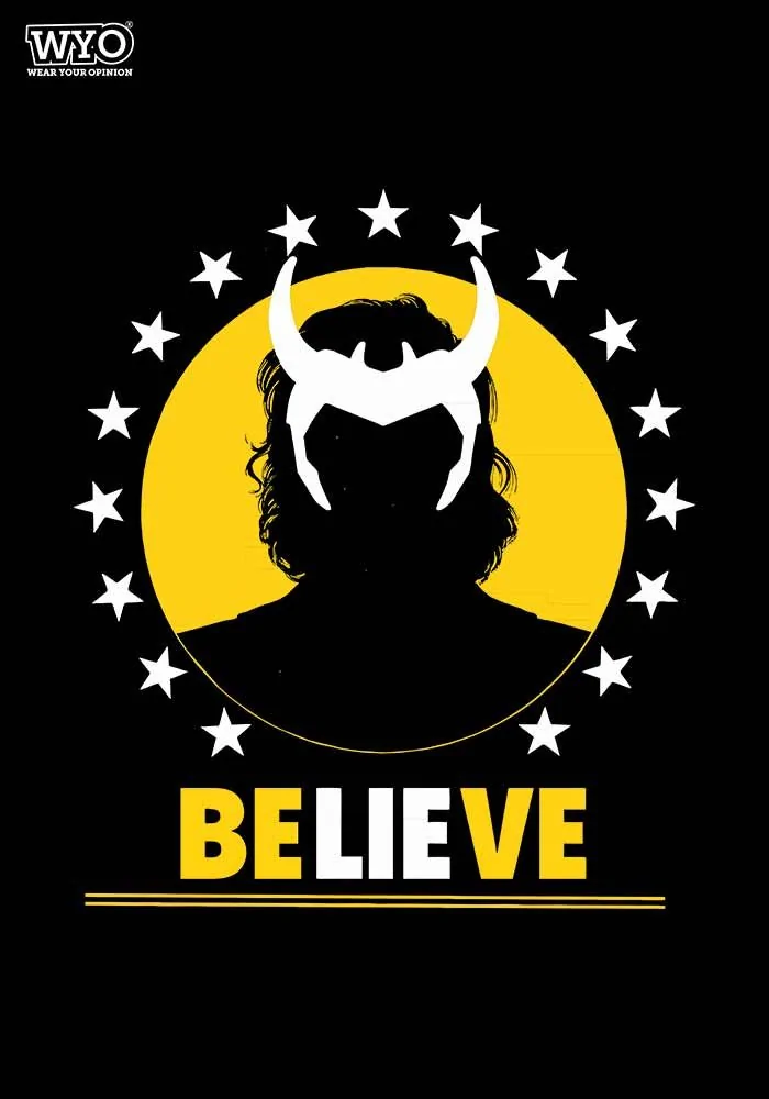 Women's Tshirt Belive Loki with Glow Feature