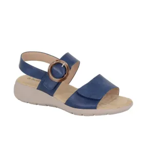 Navy Women's PU Sandals by Boulevard