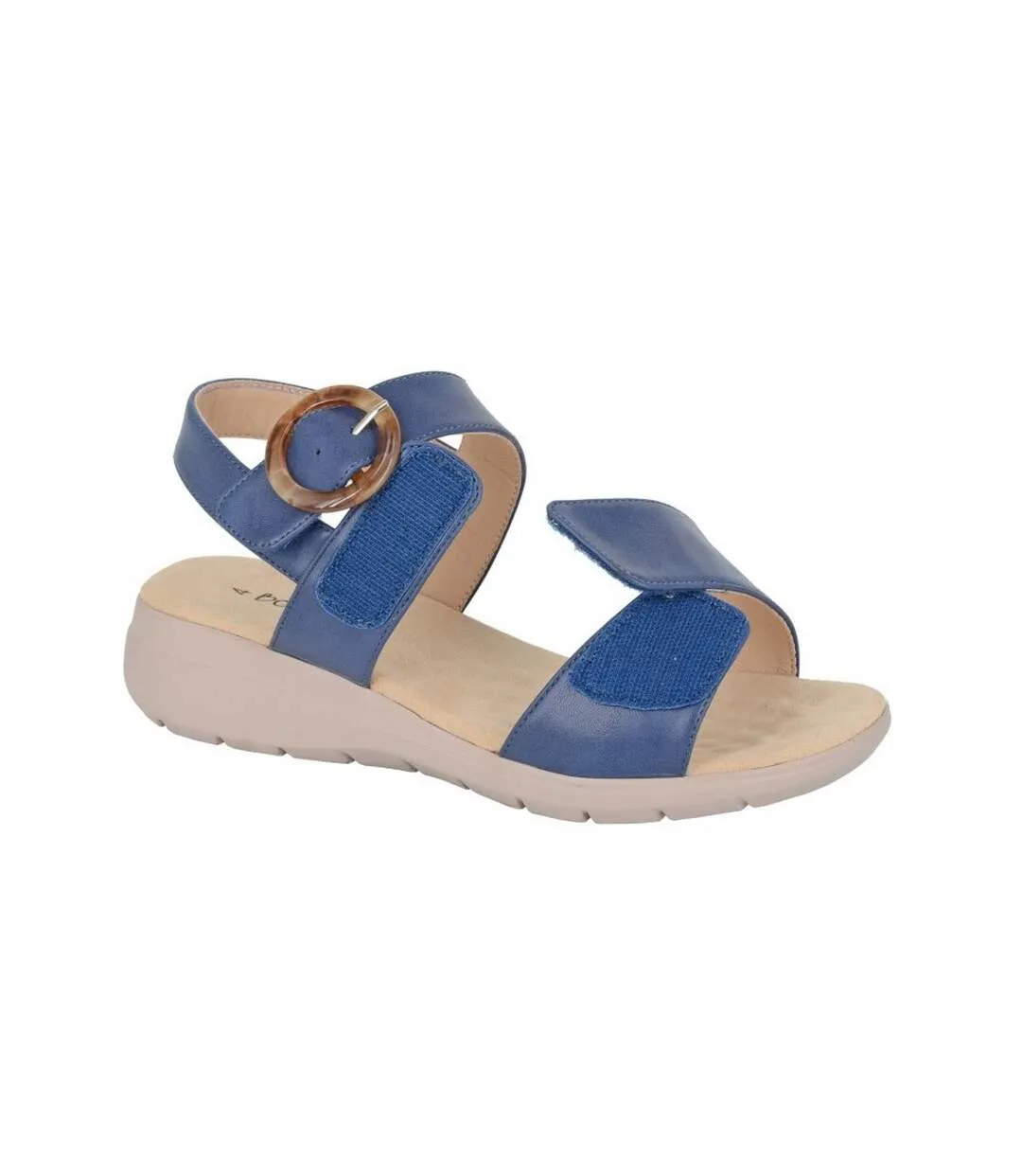 Navy Women's PU Sandals by Boulevard