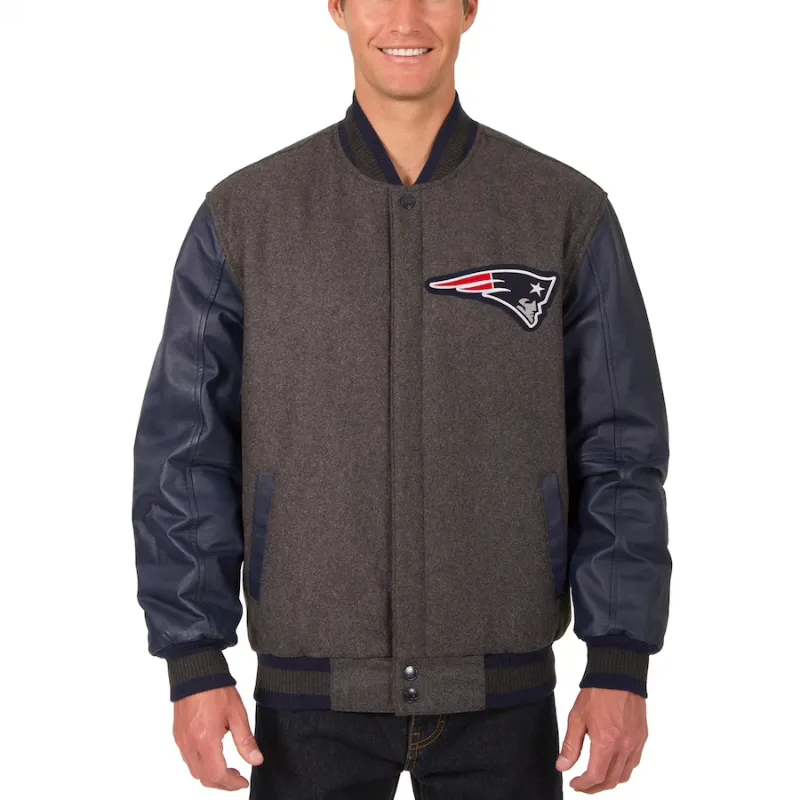 Wool New England Patriots William Jacket