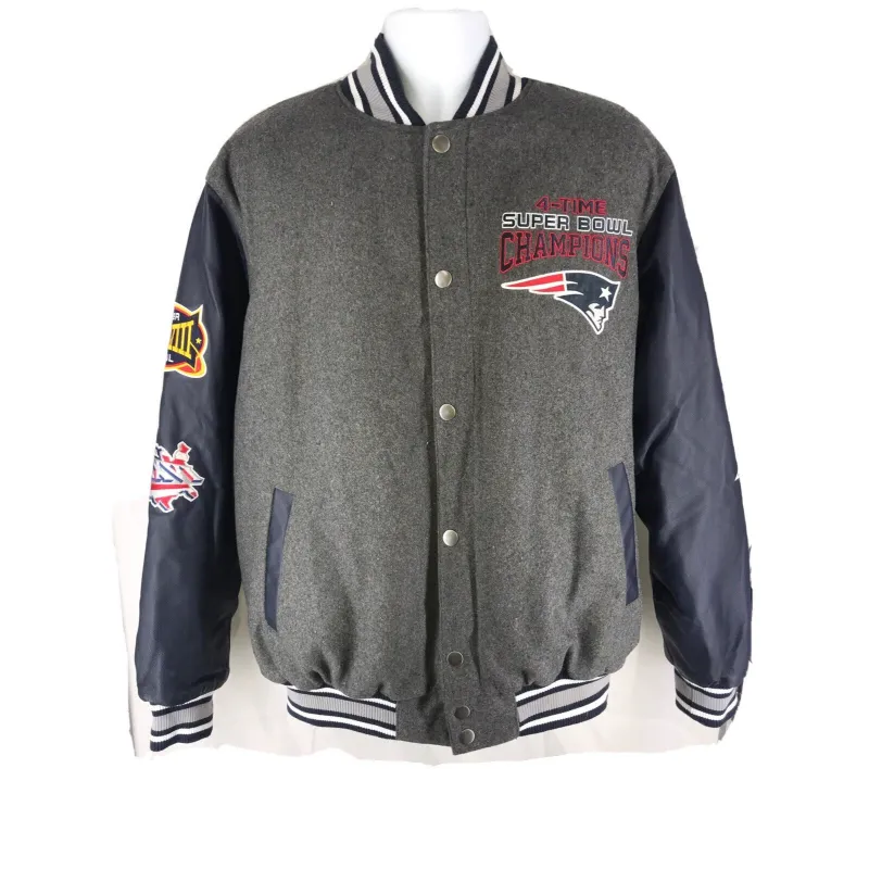 Wool New England Patriots William Jacket