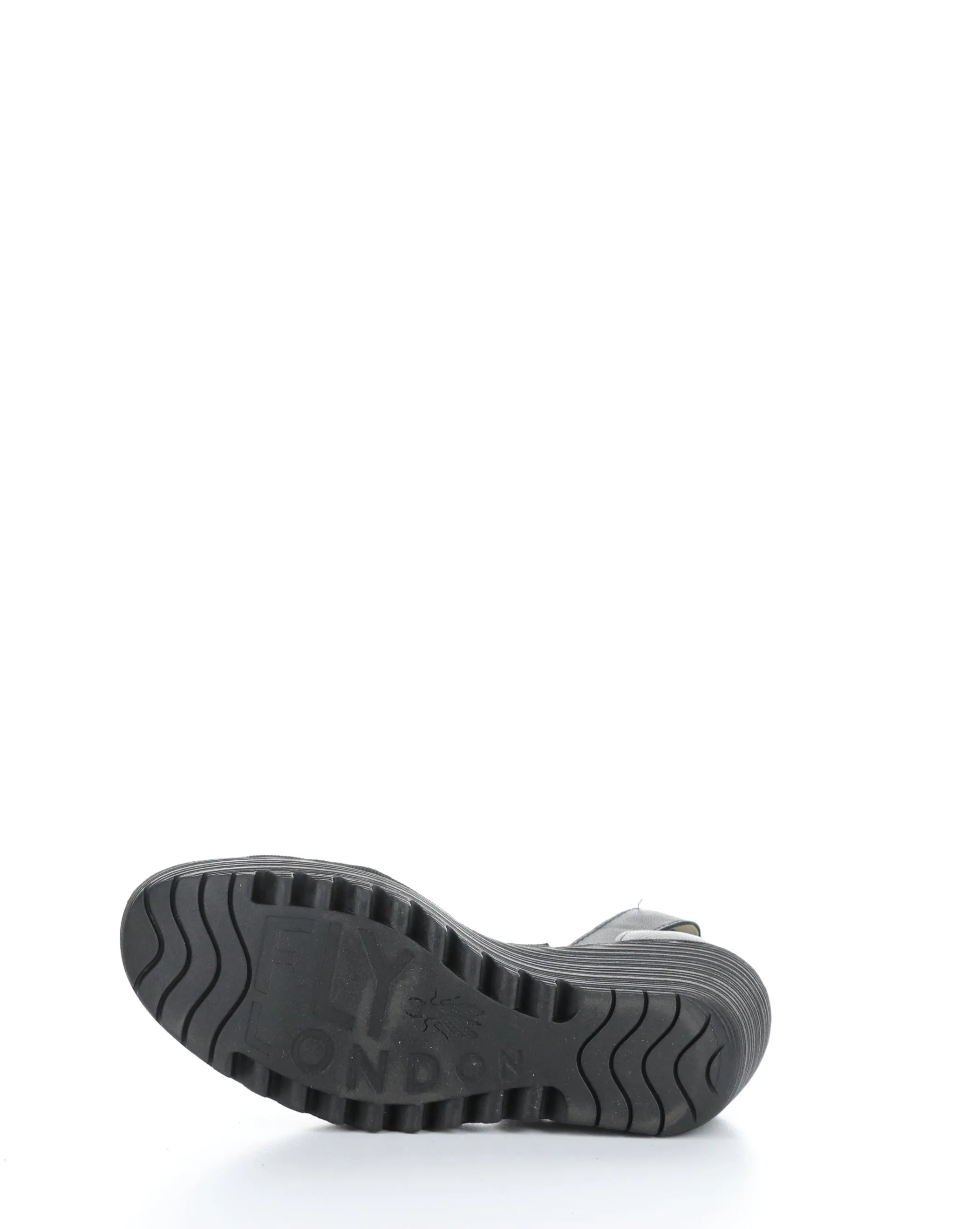 YARU471FLY Black Sandals with Velcro Fastening