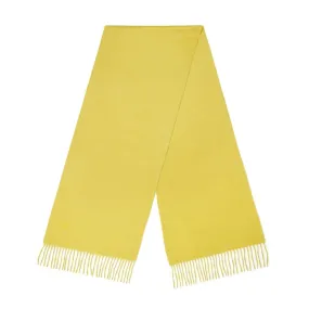 100% Cashmere Yellow Scarf