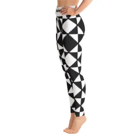 Abstract Tile Yoga Leggings